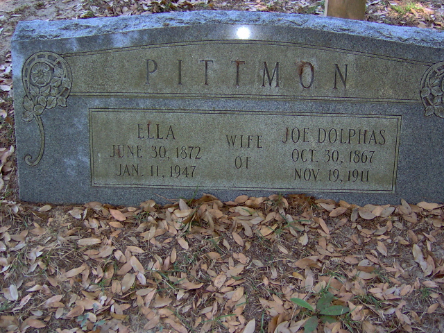 Headstone for Pittmon, Ella